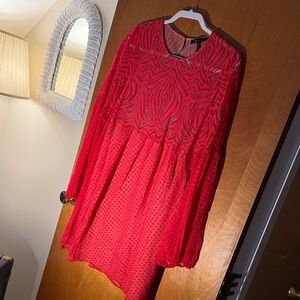 BCBGMaxAzria Red Mini Dress